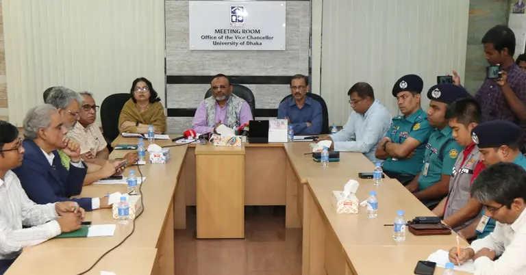 সাম্য হত্যাকাণ্ডের তদন্তের অগ্রগতি নিয়ে ঢাকা বিশ্ববিদ্যালয় প্রশাসনের সঙ্গে বৈঠক ডিএমপির